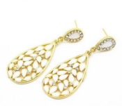 Exquisite retro Water-drop Stud Earrings 