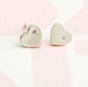 Cheap Diamond heart stud earrings Ed00063