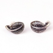 Retro leaves stud earrings Ed00068