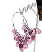 Bohemia crystal grapes tassel earrings  