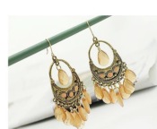 Bohemia retro water-drop earrings  Eh00110orange