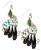 Cheap Bohemia retro peafowl earrings Eh00113bronze