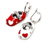 Cheap  Lovely shoes earrings  Eh00222whitered