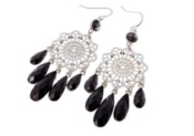 Water drop earrings Eh00313silver