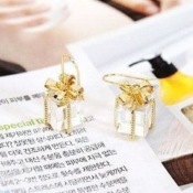 Cheap Fashion Exquisite gift box earrings  Eh00315gold