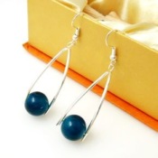 Cheap Fashion Candy Color bag earrings  Eh00316turquoise