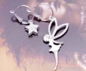 Cheap Diamond angle and star earrings Eh00363