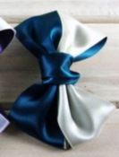 Cheap Lovely ribbon bowknot barrette  Fj00006blue