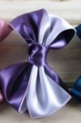 Lovely ribbon bowknot barrette  Fj00006purple