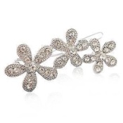 Lovely  diamond clubs barrette  Fj00022silver