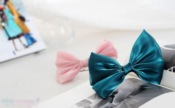 Chiffon bowknot barrette  Fj00029blue