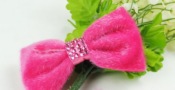 Cheap Sweety charpie with diamond setting bowknot barrette