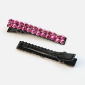 Lovely double-tier Barrette  Fj00120rose