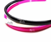 Simple color thin headband Fk00007black