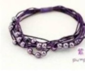 Multi-circle with beads hair band