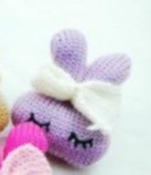 Lovely wool bowknot rabbit hair band