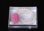 Retro voile flower pearls  hair band