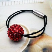 Retro diamond ball hair band  Fq00013red