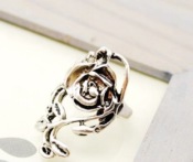 Retro flower ring  Jz00157bronze