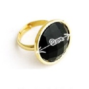  Ringent multi-slice black diamond ring  Jz00171black