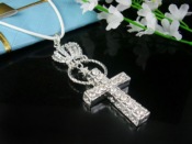 SPN0012 Fashion CZ Silver Necklace