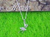 SPN0016 Fashion CZ Silver Necklace