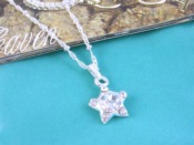 SPN0028 Fashion CZ Silver Necklace