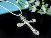 SPN0040 Fashion CubicZirconia Silver Necklace