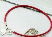 Cheap Lucky hand red string bracelet Sl00089silver