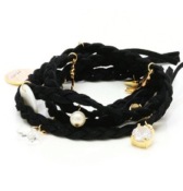 Occident fashion multi-layer leather rope bracelet