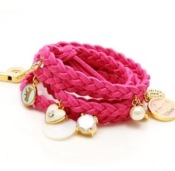 Occident fashion multi-layer leather rope bracelet