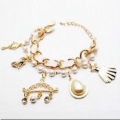 Pearl waterdrop ,shoe, mirror,clothes, clothes rack bracelets