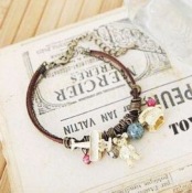 Occident lovely plane ,bear bracelet Sl00224