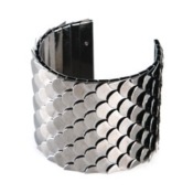 FashionFashion widen squama bangle  Sz00039silver