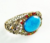 Occident retro oval bangle  Sz00046sevencolor