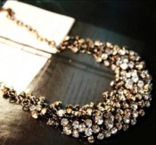 Handwork shiny diamond necklace  Xl00190gold