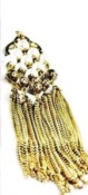 Cheap Bohemia retro beads and tassel long necklace 