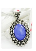 Bohemia retro long necklace   Xl00272purple