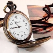  Occident palace retro pocket watch long necklace 