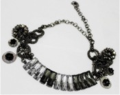 Luxury crystal necklace  Xl00290black