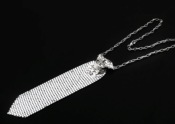 Lovely squama tie necklace Xl00342silver