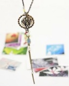 Lovely bird retro long necklace Xl00346