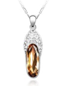 Swarovski crystal necklace Xl00347coffee