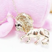 Lion necklace Xl00359gold