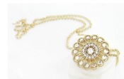 Cheap Diamond lovely flower necklace Xl00362