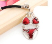 Bikini individual phone ornament Yk00004red